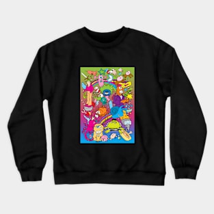 PSYCHEDELIA (RAINBOW BACKGROUND) Crewneck Sweatshirt